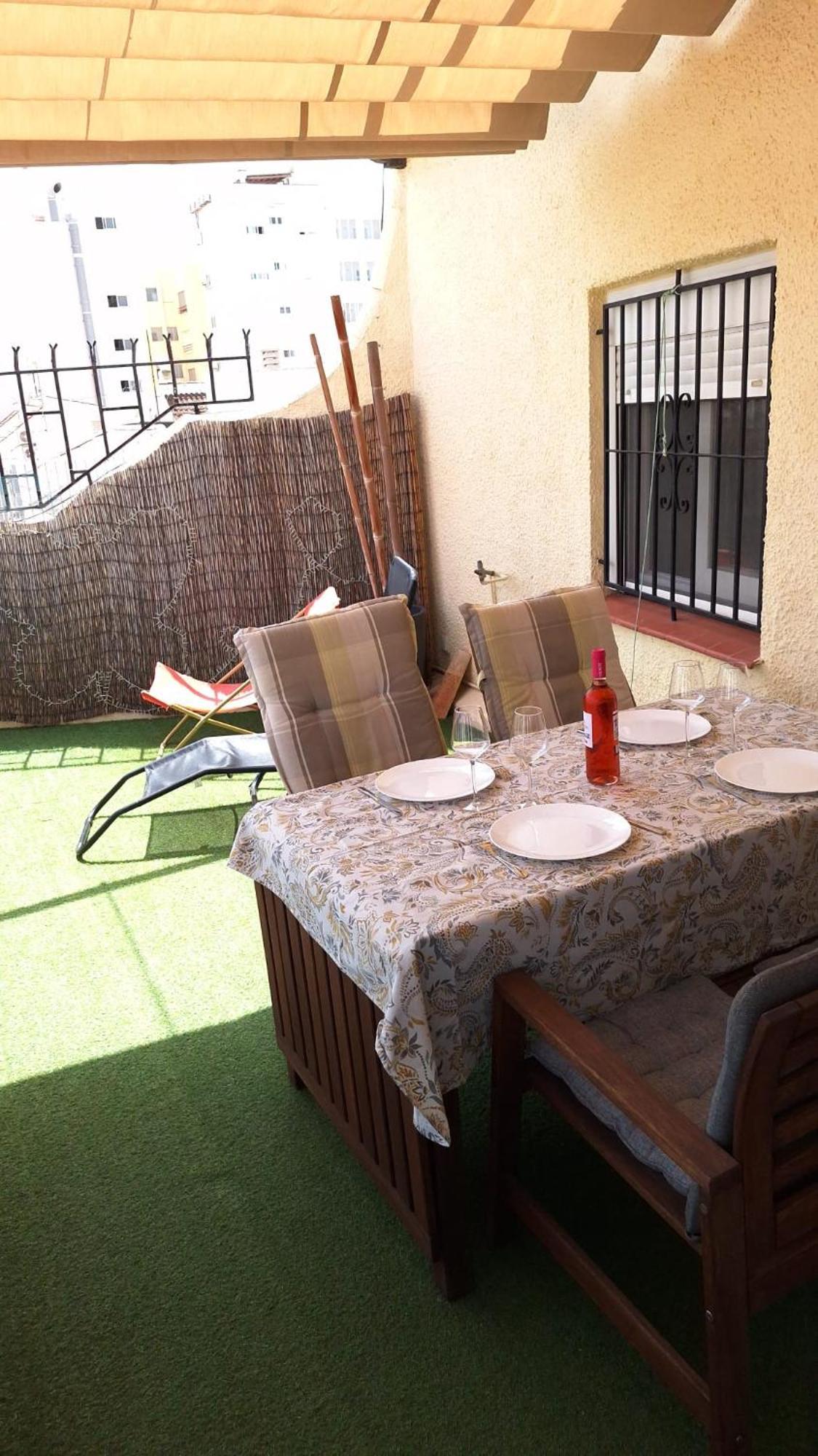 Atico Centrico, 50M De La Playa, Vista Al Mar, Wifi Fibra, Gran Terraza Apartment Calpe Luaran gambar