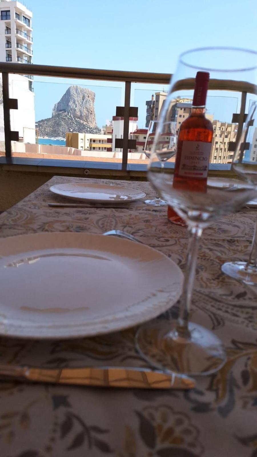 Atico Centrico, 50M De La Playa, Vista Al Mar, Wifi Fibra, Gran Terraza Apartment Calpe Luaran gambar